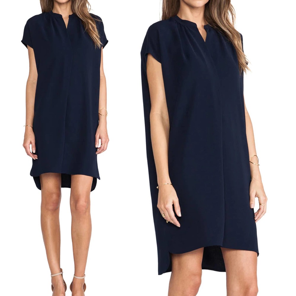 Vince - Revolve - Popover Dress - Deepest Indigo - Size Medium